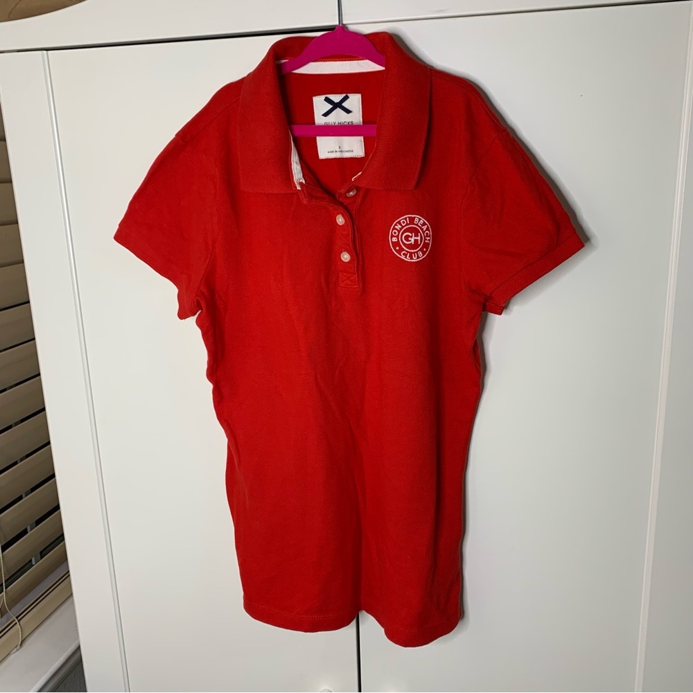 Gilly Hicks Sydney Embroidered Polo Shirt
